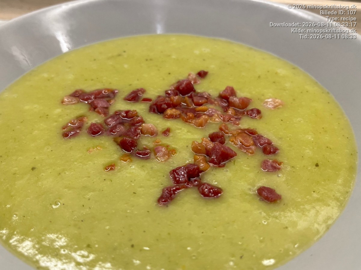 Lækker Kartoffelsuppe med Porre og Bacon - Nem Opskrift