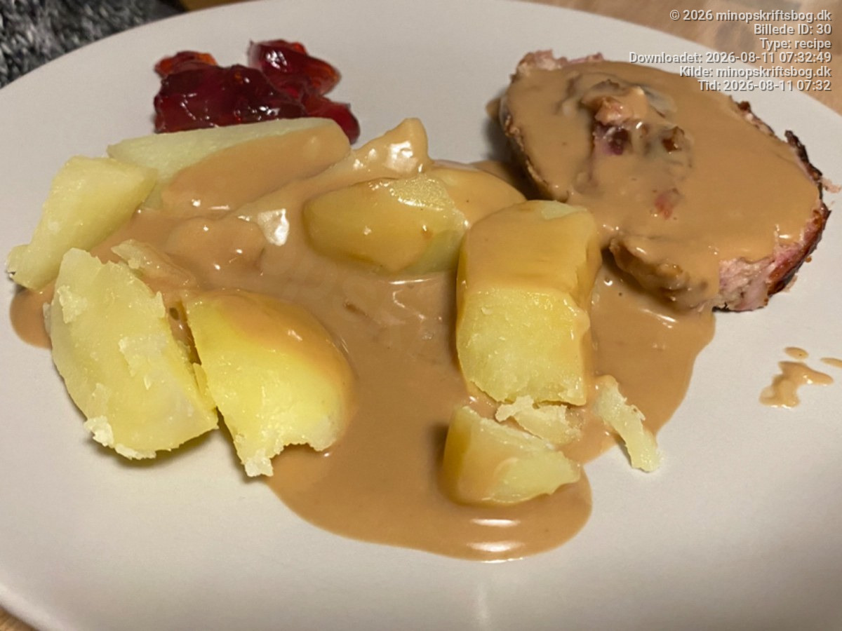 Hjemmelavet forloren hare med kartofler